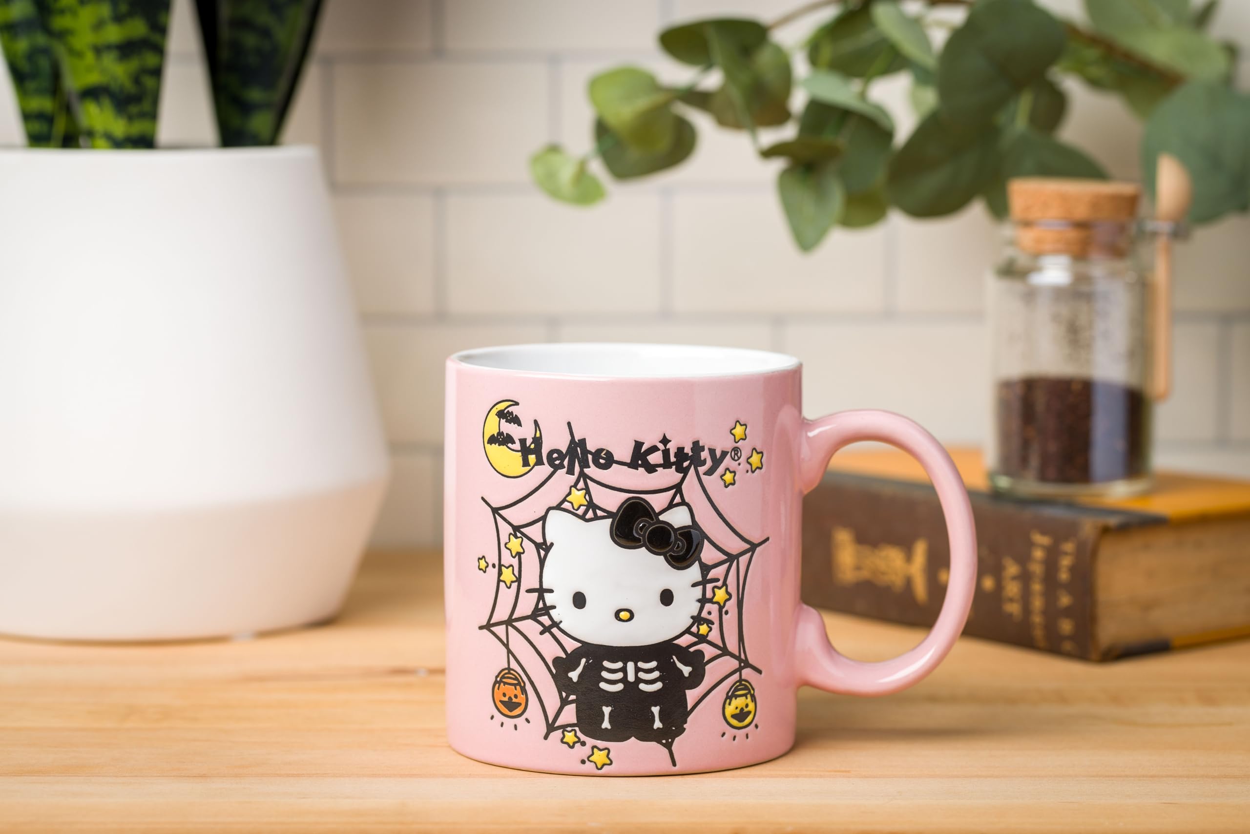 Amazon.com | Silver Buffalo Sanrio Hello Kitty Halloween Skeleton